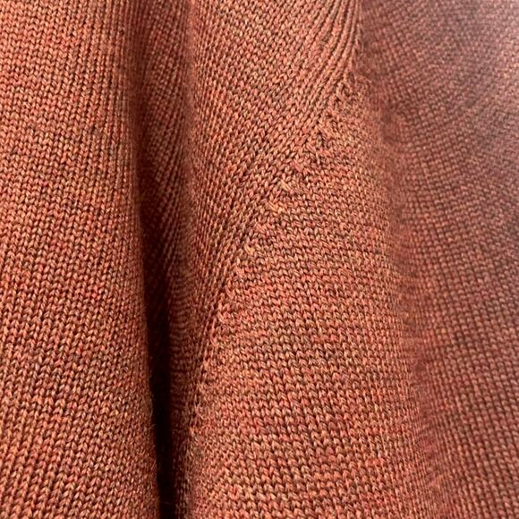 Lord & Taylor Merino Wool Turtleneck Size XL Rust Brown Vintage EUC Unisex - Picture 10 of 16